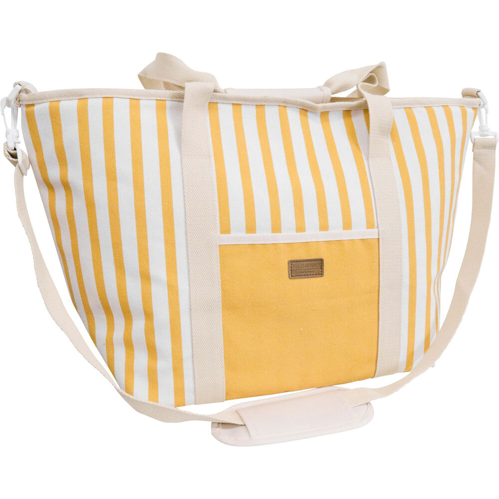 LVD 51x23x34cm Sun Lightweight Beach Cooler Canvas Lined Tote Bag