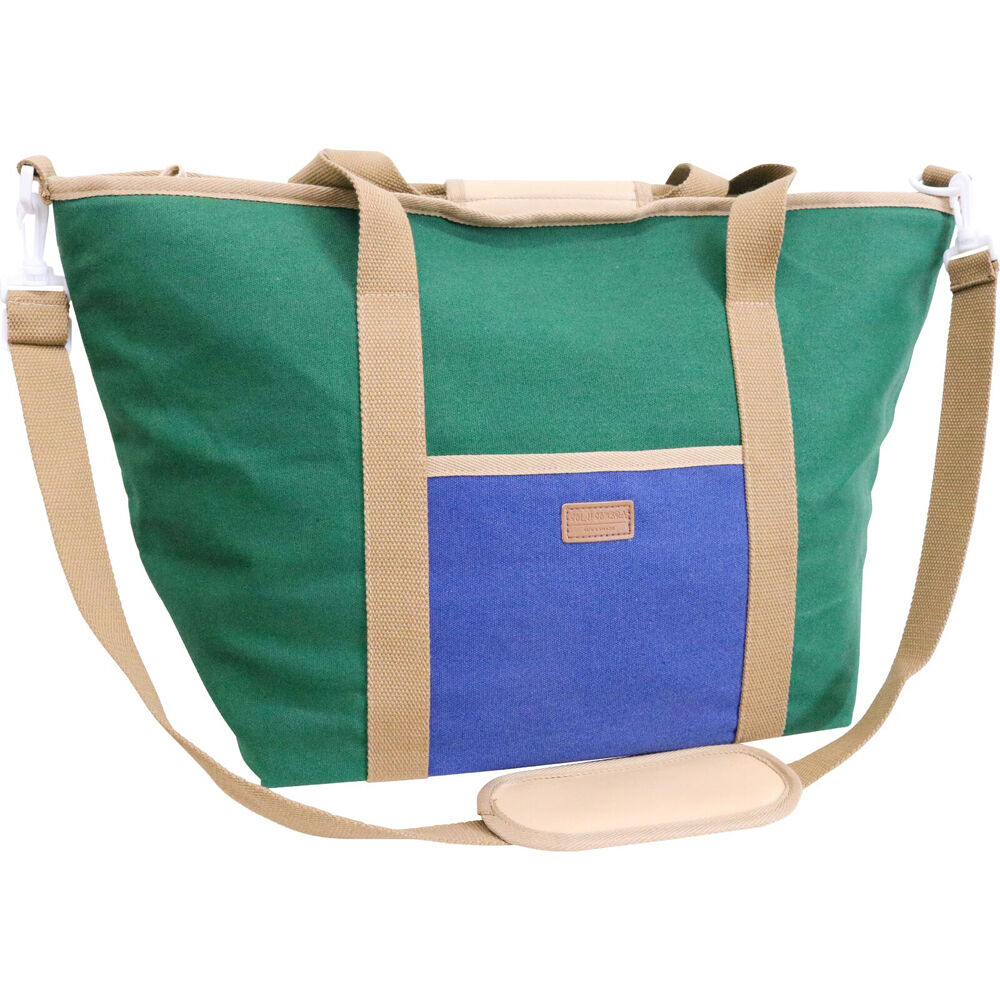 LVD 51x23x34cm Samuel Lightweight Beach Cooler Canvas Lined Tote Bag