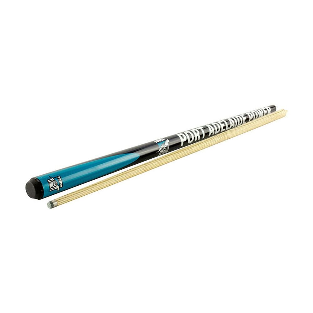 Afl 2-Piece Cue Port Adelaide Power Ash Shaft 10mm Elkmaster Tip Pool/Billiards — image 2