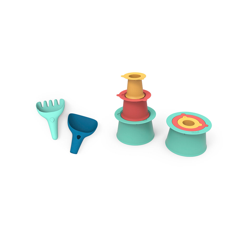 Quut 41cm Beach Set Outdoor/Play Water/Sand Toys Alto/Raki/Bag for Kids/Children — image 2