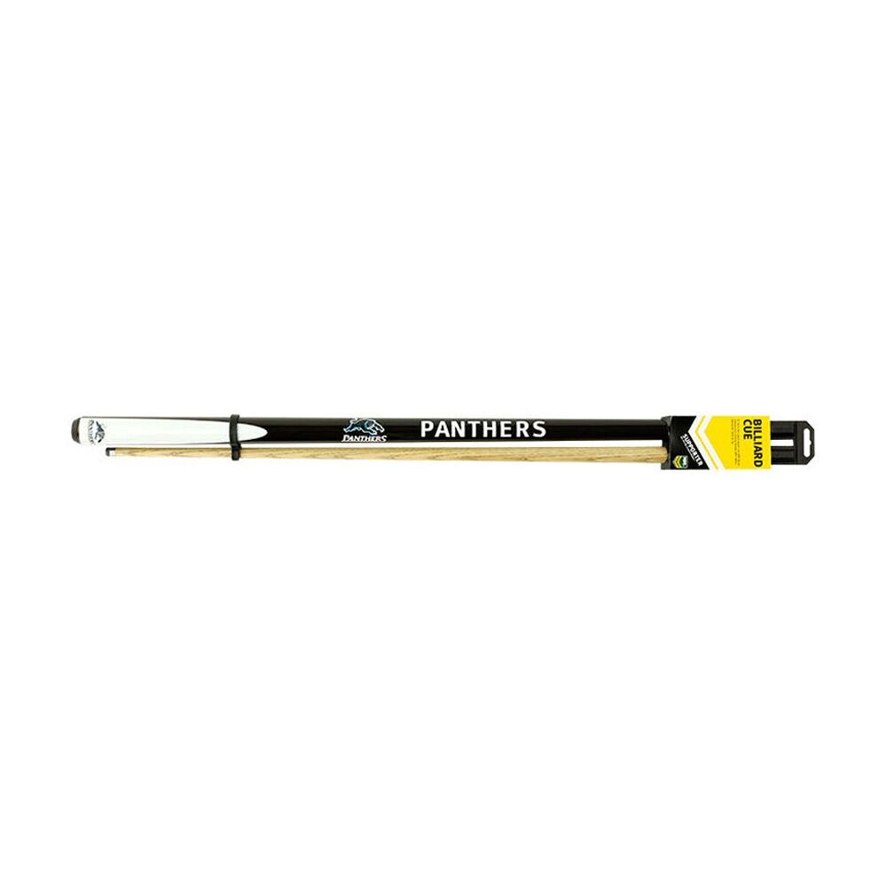 NRL 2-Piece Cue Panthers 57 inch Ash Shaft 10mm Elkmaster Tip Pool/Billiards
