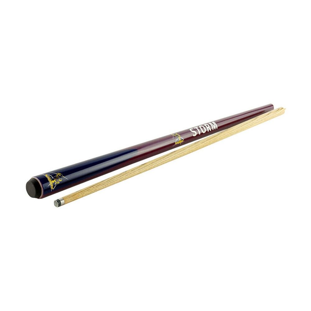 NRL 2-Piece Cue Storm 57 inch Ash Shaft 10mm Elkmaster Tip Pool/Billiards — image 2