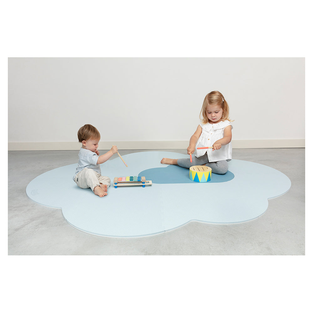 Quut Head in the Clouds 175cm Playmat Floor Mat Large for Kids/Baby Dusty Blue — image 7