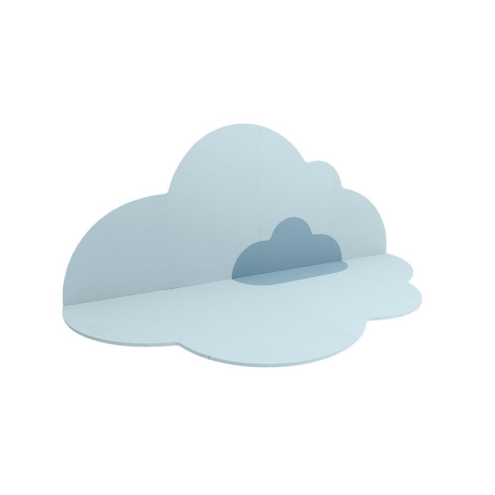 Quut Head in the Clouds 175cm Playmat Floor Mat Large for Kids/Baby Dusty Blue