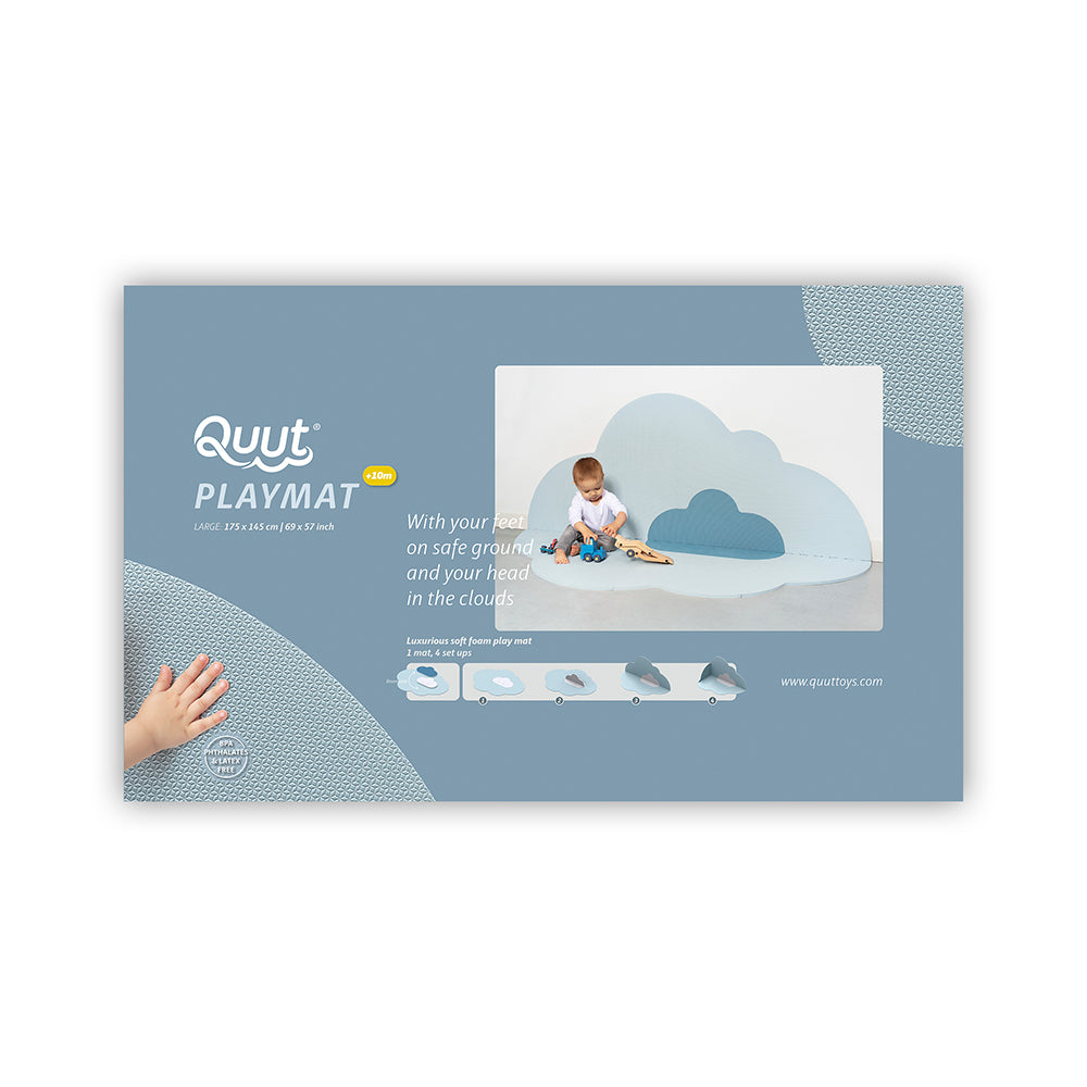 Quut Head in the Clouds 175cm Playmat Floor Mat Large for Kids/Baby Dusty Blue — image 9