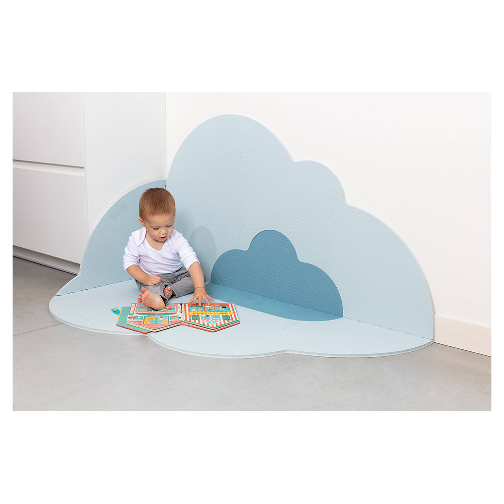 Quut Head in the Clouds 175cm Playmat Floor Mat Large for Kids/Baby Dusty Blue — image 4