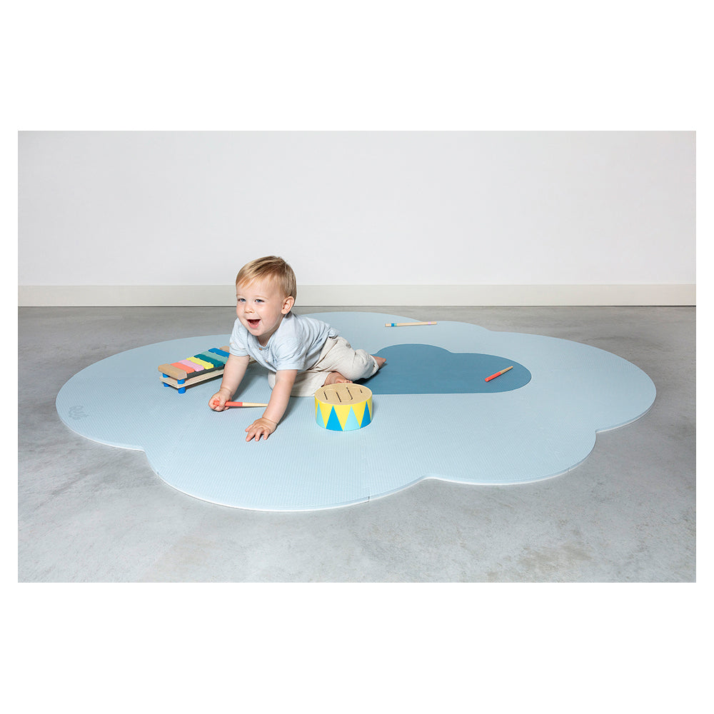Quut Head in the Clouds 175cm Playmat Floor Mat Large for Kids/Baby Dusty Blue — image 6