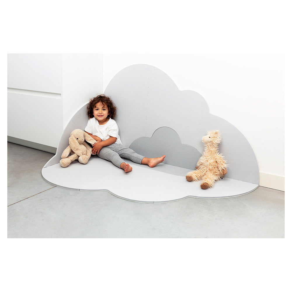 Quut Head in the Clouds 175cm Playmat Floor Mat Large for Kids/Baby Pearl Grey — image 5