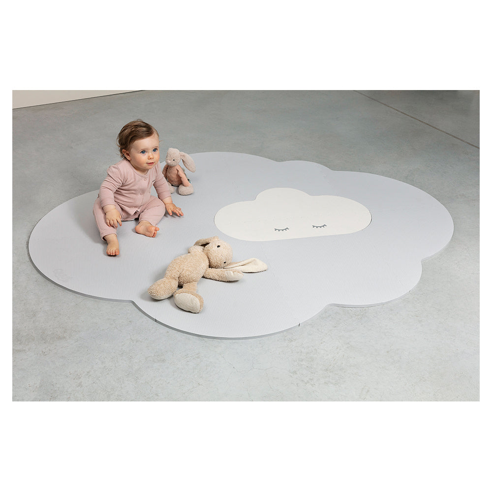 Quut Head in the Clouds 175cm Playmat Floor Mat Large for Kids/Baby Pearl Grey — image 6