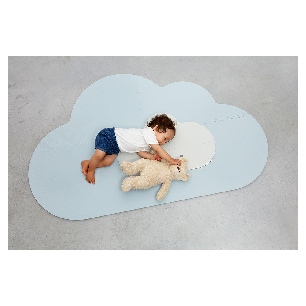 Quut Head in the Clouds 145cm Playmat Floor Mat Small for Kids/Baby Dusty Blue — image 4