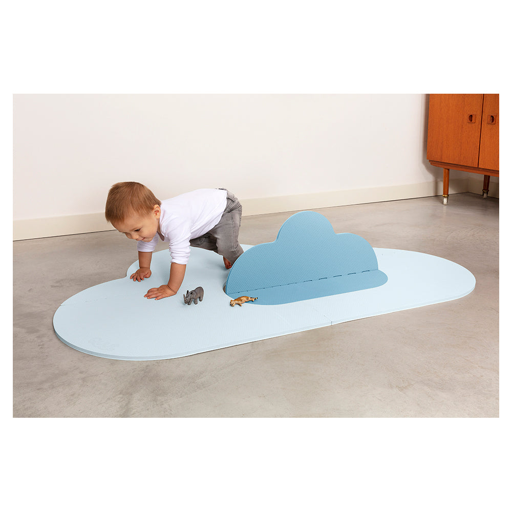 Quut Head in the Clouds 145cm Playmat Floor Mat Small for Kids/Baby Dusty Blue — image 7