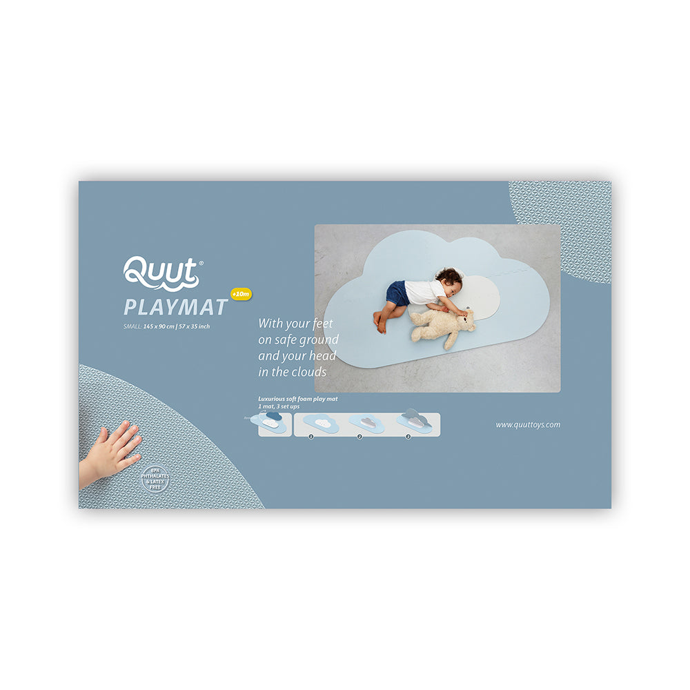 Quut Head in the Clouds 145cm Playmat Floor Mat Small for Kids/Baby Dusty Blue — image 6