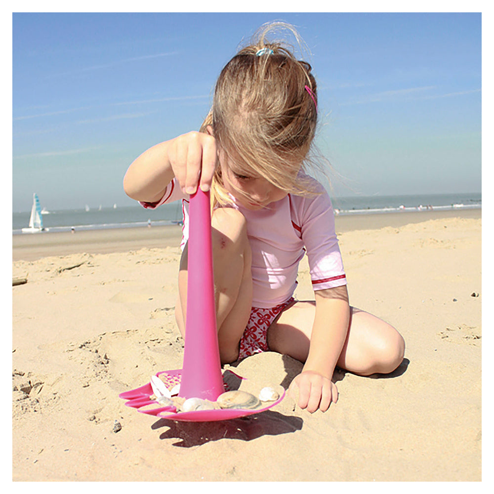 Quut Triplet 24.5cm Beach Toys Shovel/Sieve/Rake/Funnel for Kids Calypso Asstd. — image 4