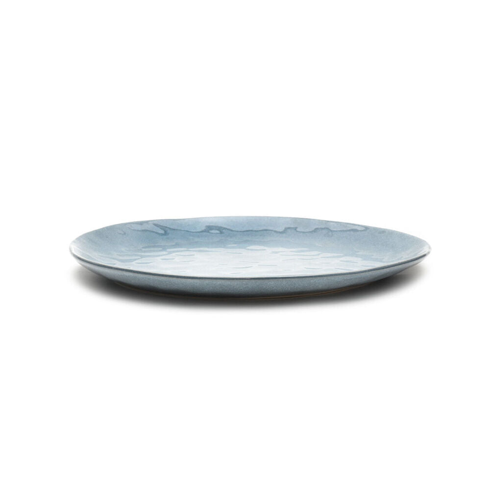 ST. Claire Round Plate Soup/Rice Food Serving Serveware 35x30cm Reactive Blue