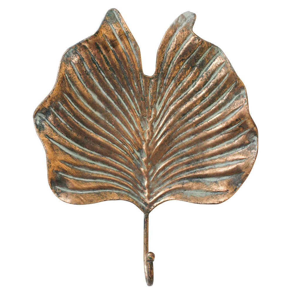 LVD 37cm Metal Multipurpose Home Decor Clothing/Bag/Wall Hook/Hanger/Holder Leaf