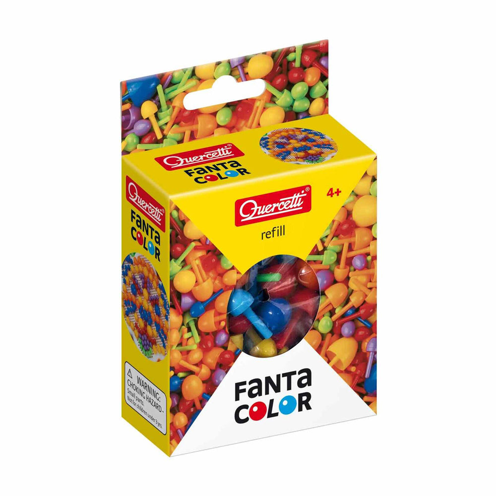 Quercetti Fanta Color 145 Pegs Pixel Refill Mix Kids Fun Educational Toy 4y+