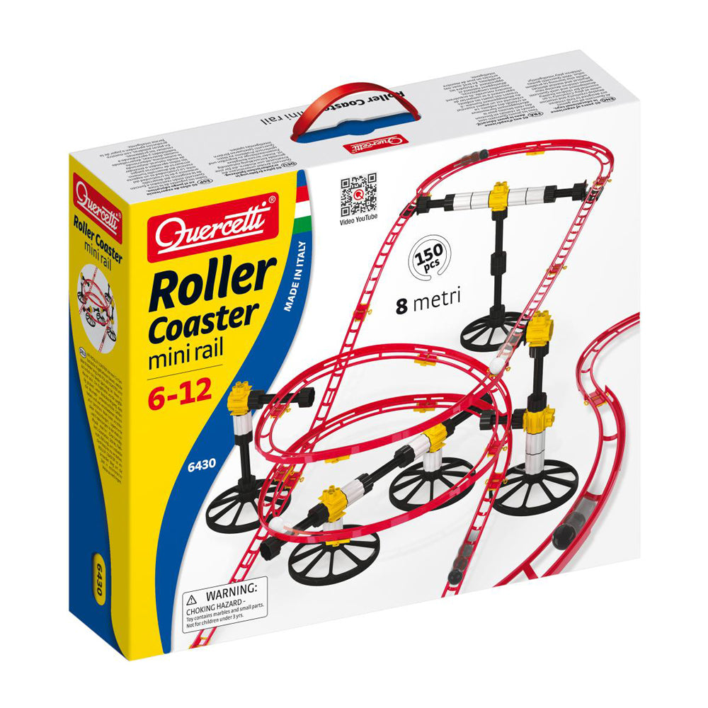 Quercetti Roller Coaster Mini Rail Marble Run Kids Educational Toy 6-12y (150 Pieces) — image 2
