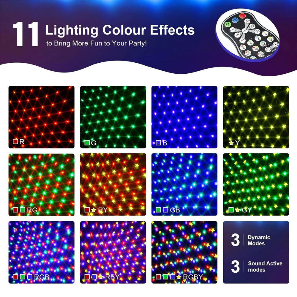 Sansai Mini 10cm RGB Rotating LED Party Light w/ Remote Indoor USB Powered 5V — image 3