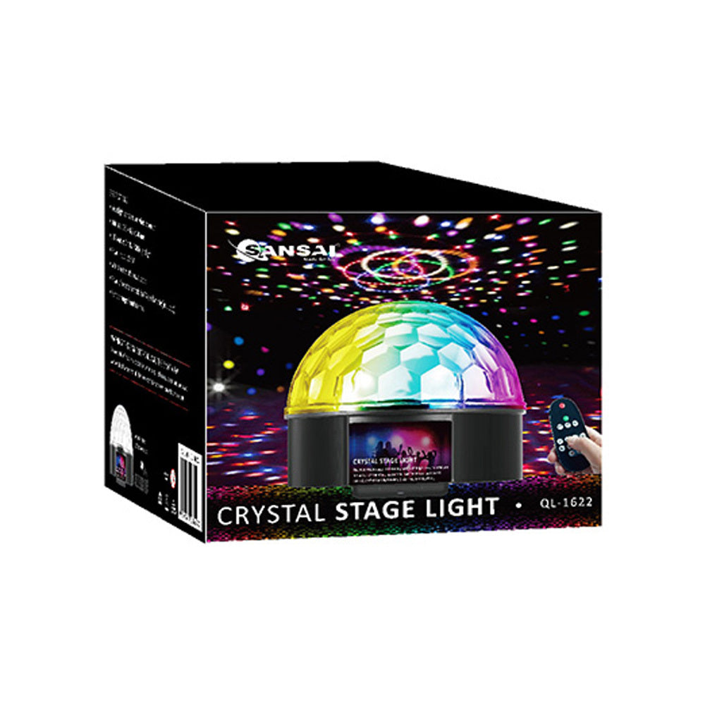 Sansai USB Powered Portable Multi-Feature LED Crystal Party Stage Light (2 Pack) — image 2