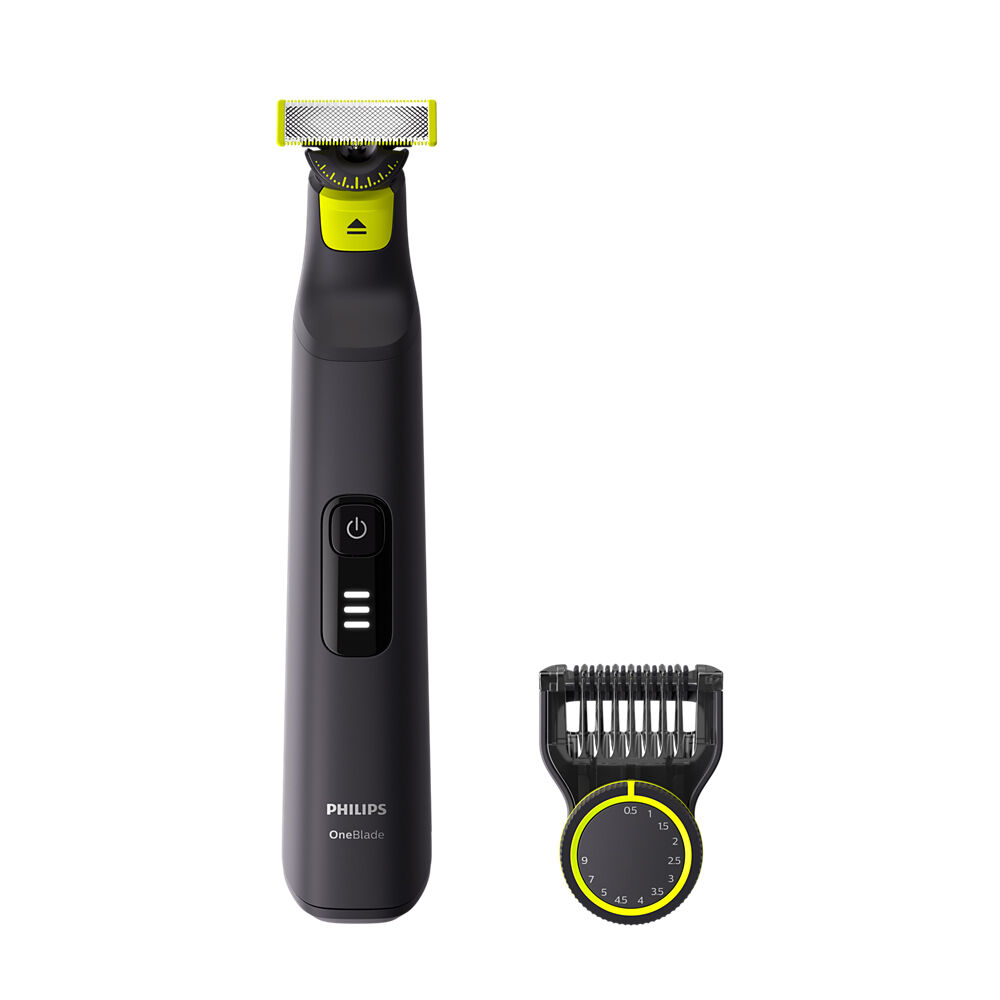 Philips Black OneBlade Men's Pro Face Cordless Electric Shaver Wet & Dry