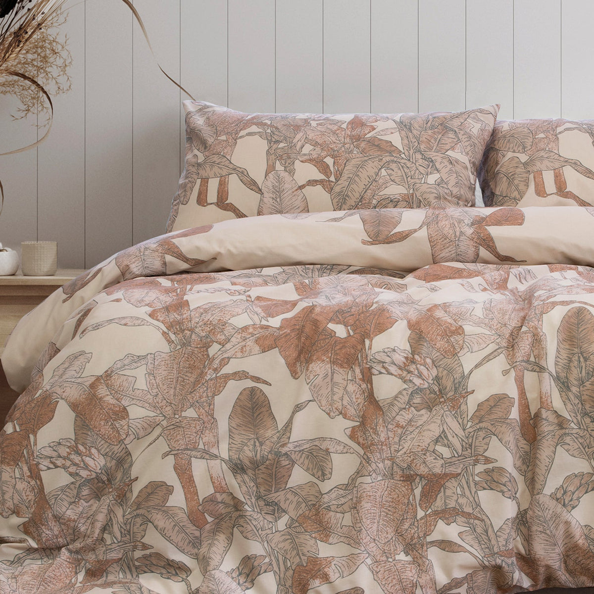Ardor Boudior Bed Bayley Printed Pillowcase Quilt Cover Bedding Set Dusk — image 2