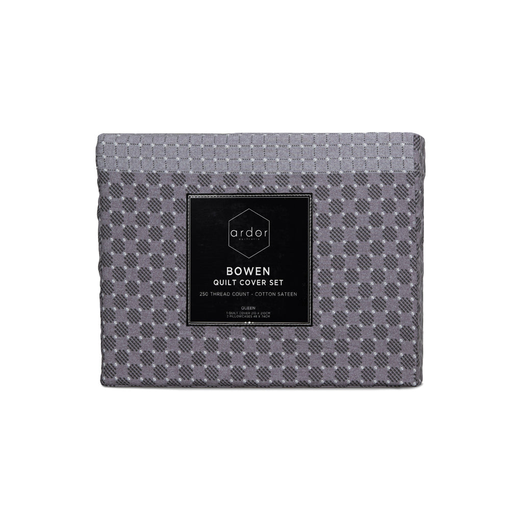Ardor Bowen Quilt Cover Set Cotton Home Bedding — image 3