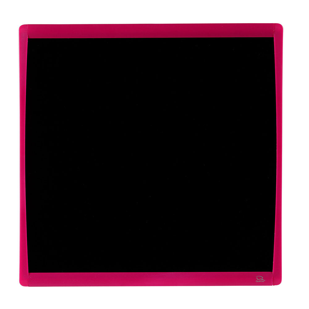Quartet Basics Chalkboard 350x350mm Memo Notes Board Learning Tool — Pink