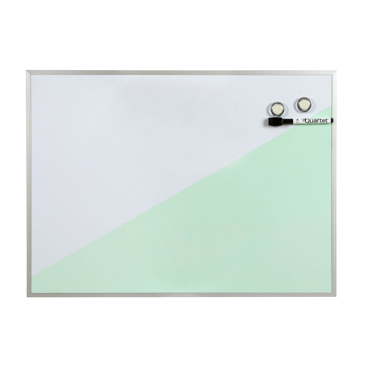 Quartet Geo Magnetic Board 59x43cm Dry-Erase Whiteboard w Marker/Magnets — Teal