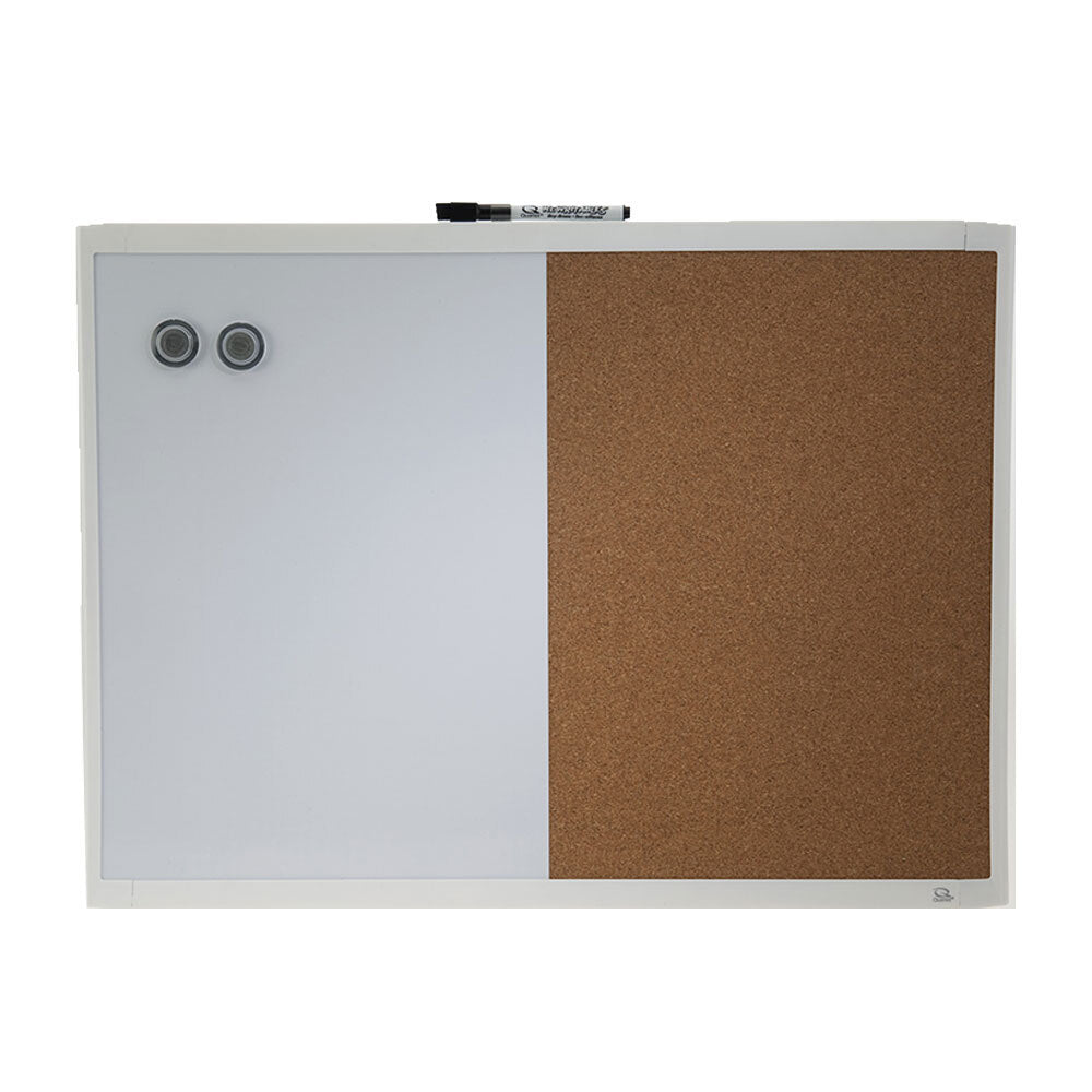 Quartet 58x43cm Magnetic Combo White Board Cork/Memo/Note Wall Mountable (2 Pack) — image 2