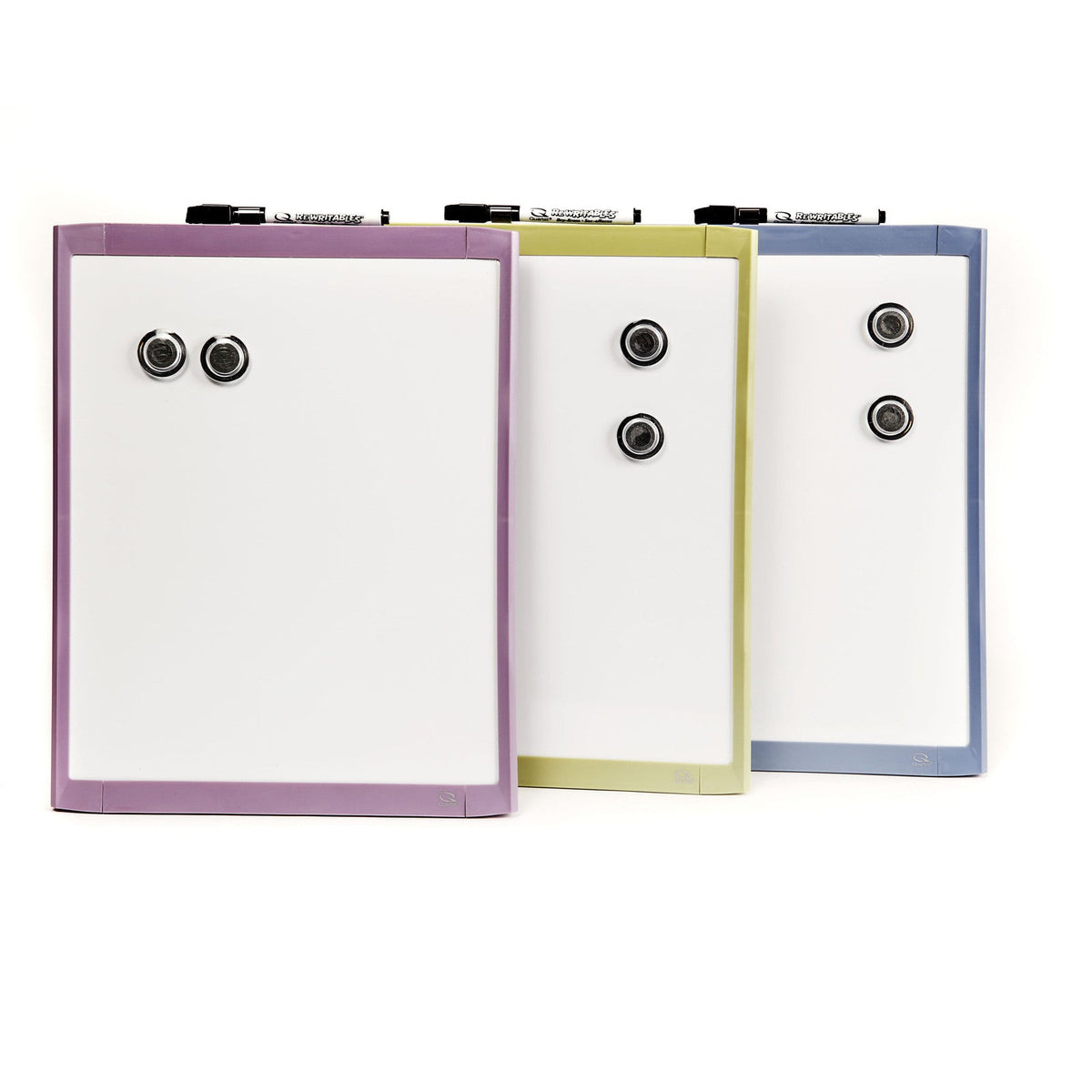 Quartet Basics Dry-Erase Board 28x36cm Whiteboard w/ Marker/Magnets Assorted — image 2