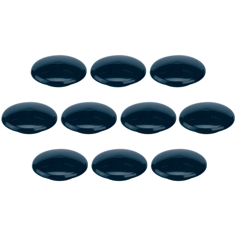 Quartet 20mm Magnet Buttons Document/Photo Holder For Magnetic Board Black (20 Pack)