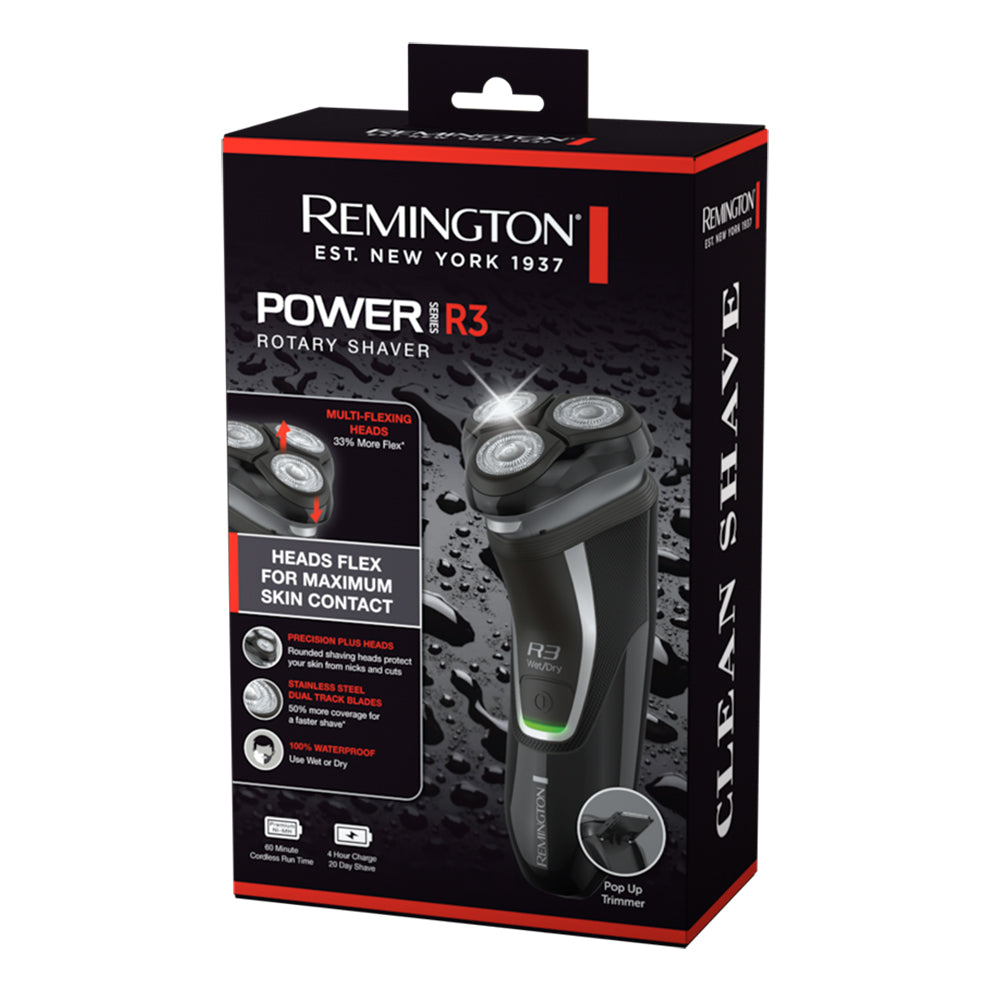 Remington Power Series R3 Rotary Rechargeable Cordless Wet/Dry Men's Shaver — image 4