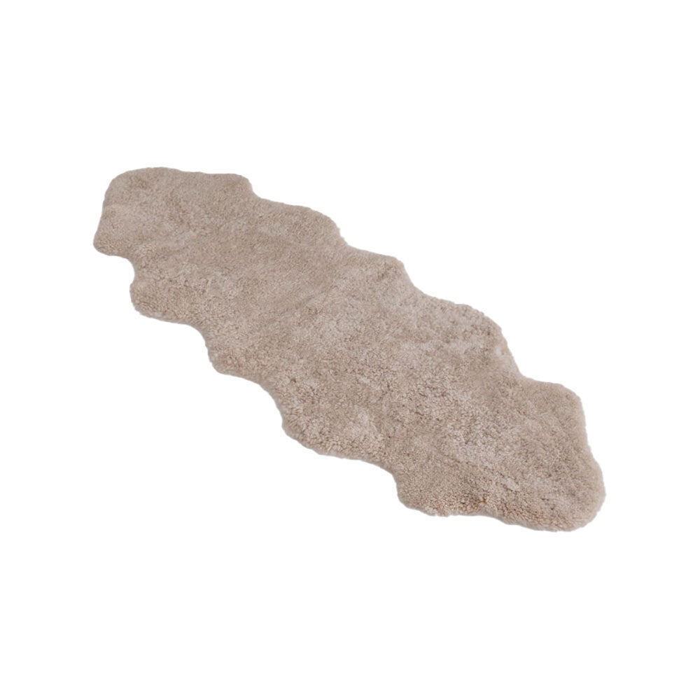 Huxford Grove The Kingston Sheepskin Double Area Rug Home/Room Decor Oatmeal