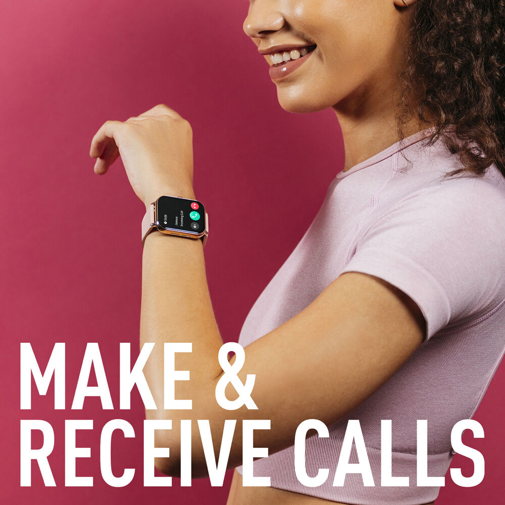 Reflex Active Series 23 Smart Watch with Pink Case & Rose Silicone Straps — image 3