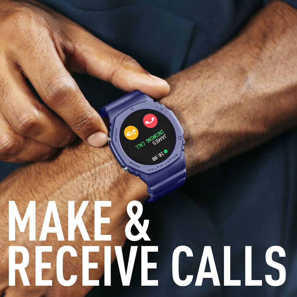 Reflex Active Series 26 Smart Watch with Silicone Blue Case & Navy Straps. — image 3