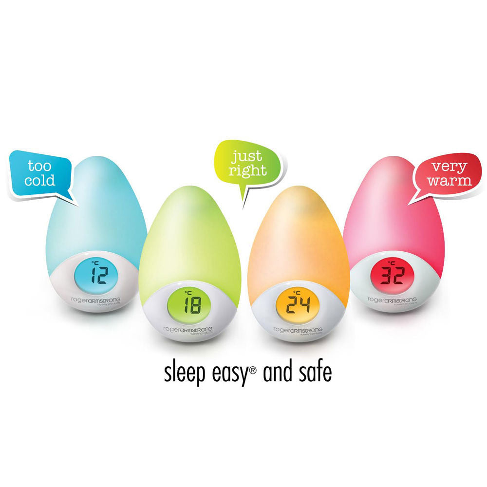 Roger Armstrong Sleep Easy RA501 Baby Digital Thermometer Room Temperature Night Light Nursery — image 2