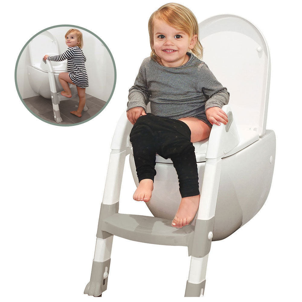 Roger Armstrong Potty Time Ultimate Toilet Trainer Seat/Ladder Toddler/Kids Training Step White