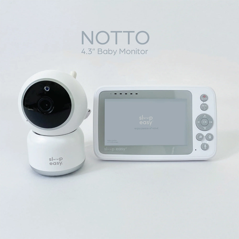 Babystudio Notto Crystal Clear Digital Baby Monitor 4.3''/10.9cm w/Camera White — image 2