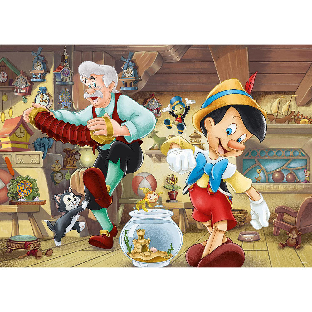 Ravensburger Disney Moments 1940 Pinocchio Family Jigsaw Puzzle Piece Set (1000 Pieces)