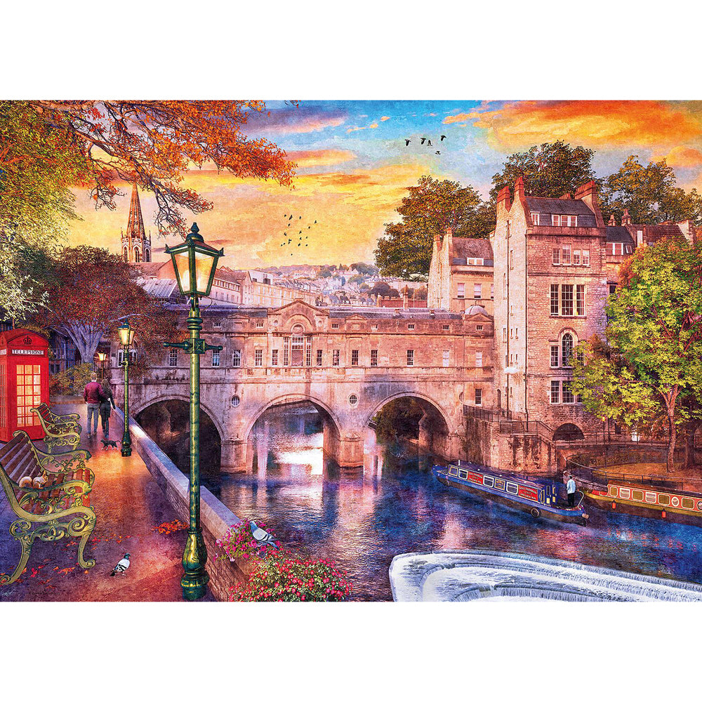 Ravensburger Bath Romance Theme Family Jigsaw Puzzle Set (1000 Pieces)