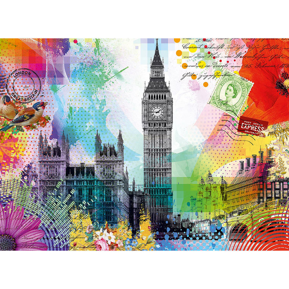 Ravensburger London Postcard Adults Jigsaw Puzzle (500 Pieces)
