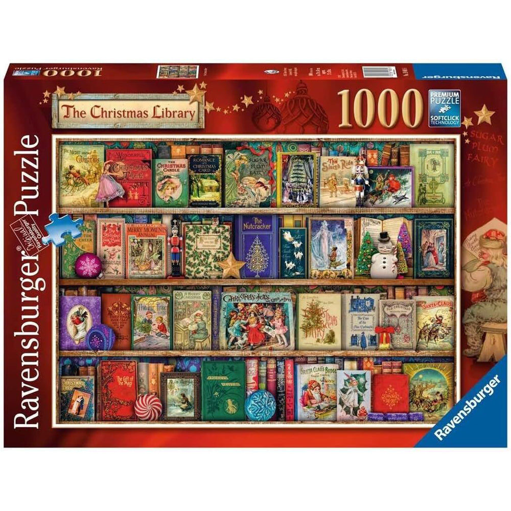 Ravensburger The Christmas Library Jigsaw Puzzle (1000 Pieces)