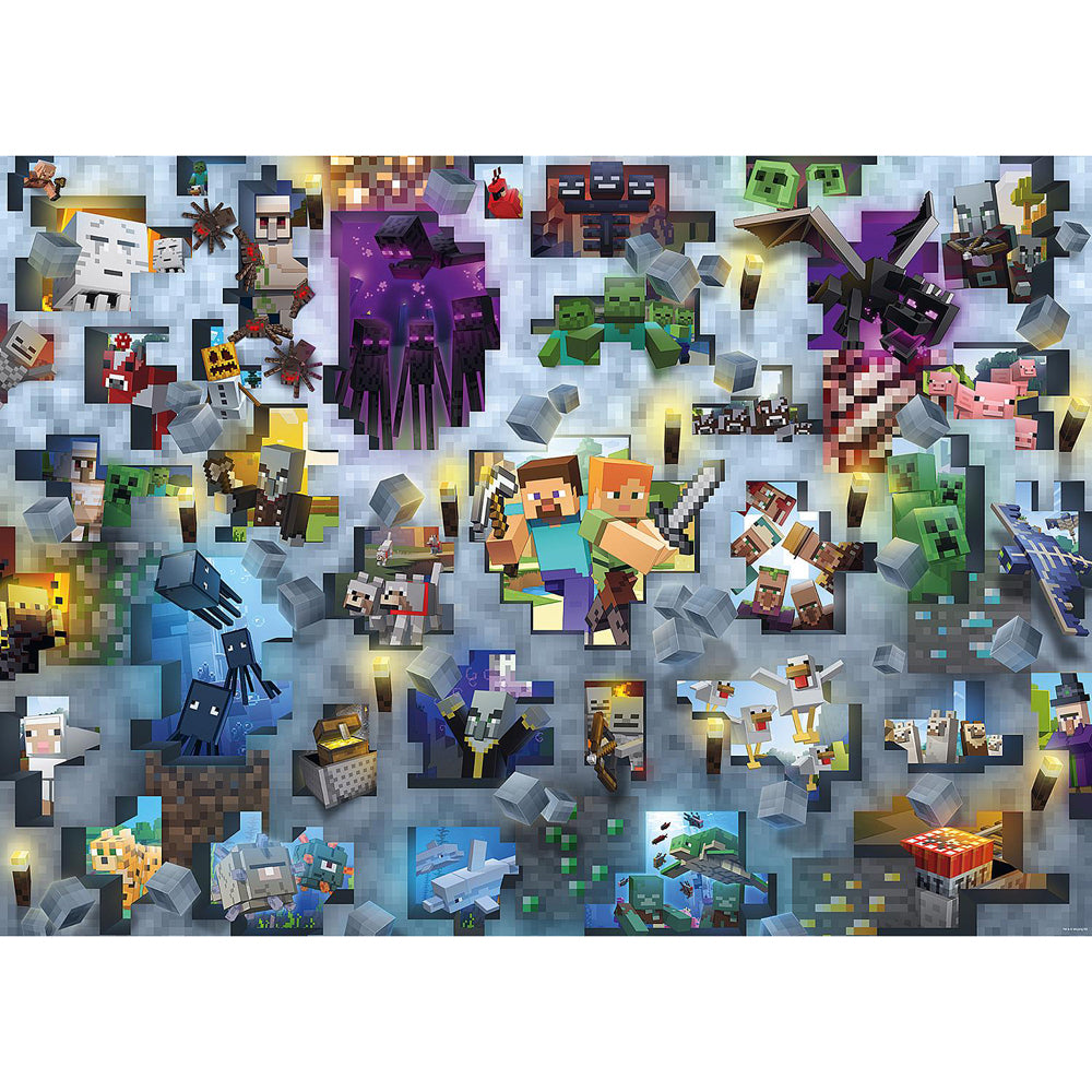 Ravensburger Minecraft Challenge Jigsaw Puzzle (1000 Pieces)