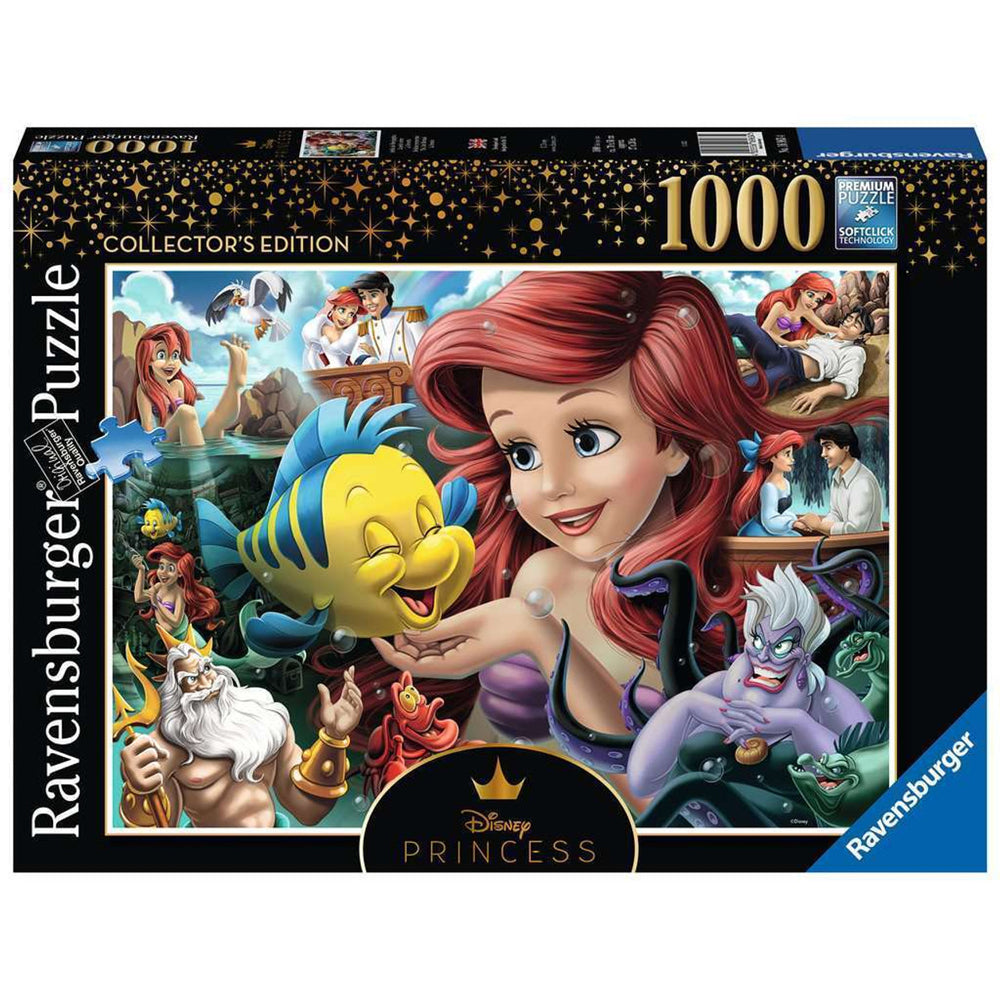 Ravensburger Disney Heroines No 3 Ariel Family Jigsaw Puzzle Set (1000 Pieces)