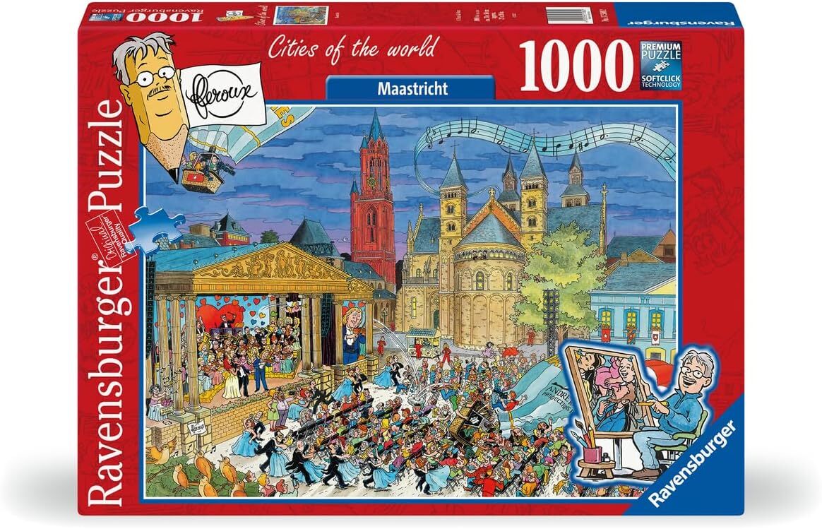 Ravensburger Maastricht Building Landscape Jigsaw Puzzle Set Family (1000 Pieces)