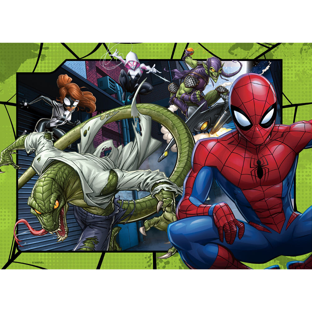 Ravensburger Spider-Man Bumper 4-Jigsaw Floor Puzzle Pack Kids/Children 5y+ — image 2