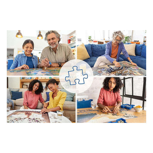 Ravensburger Coastal Cottage Jigsaw Themed Puzzle Piece Family Set (1000 Pieces) — image 2