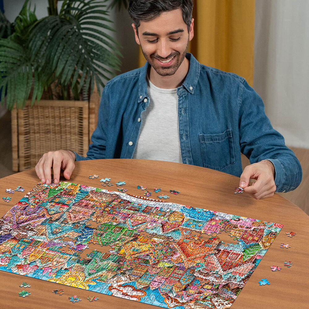 Ravensburger Christmas Cookie Village Jigsaw Puzzle Game 70x50cm 14y+ (1000 Pieces) — image 6