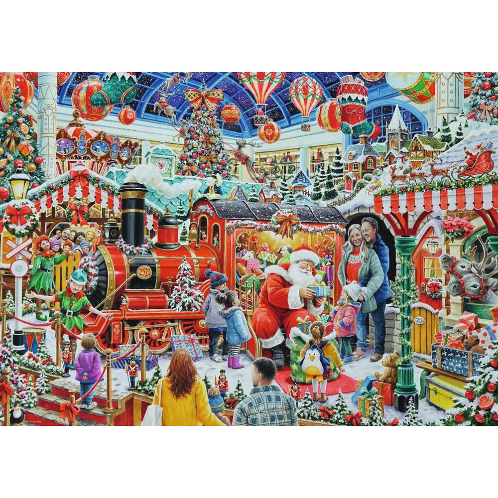 Ravensburger Christmas Steam Train No 29 Puzzle Wooden Premium Jigsaw (1000 Pieces) — image 2