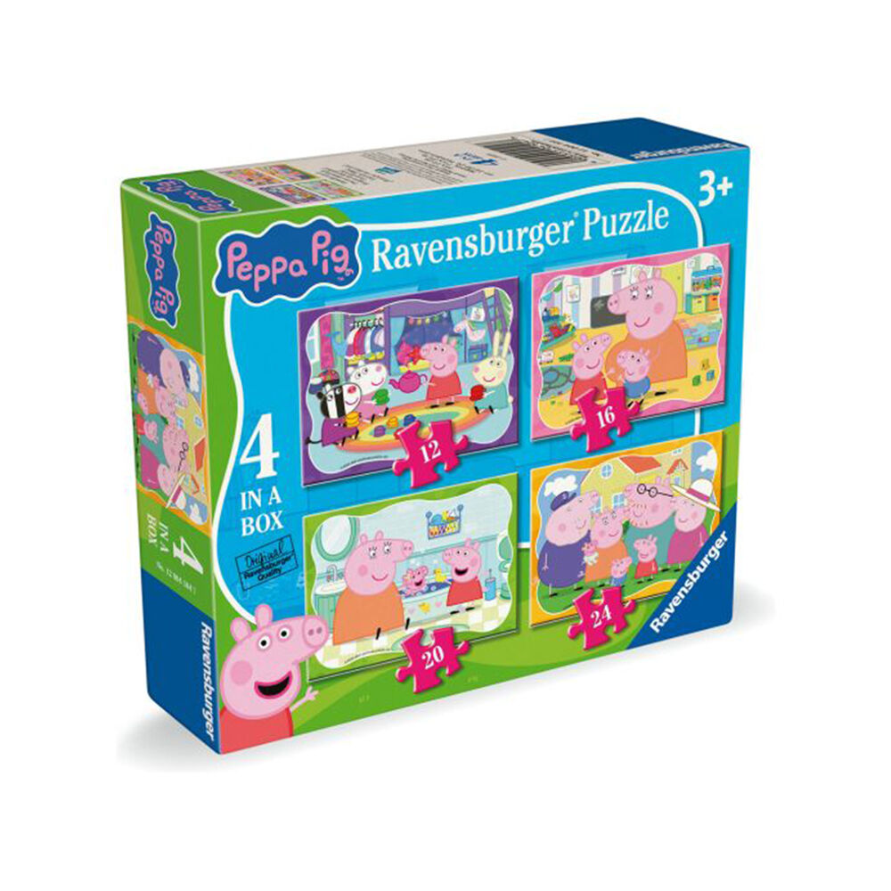 Ravensburger Peppa Pig 4-In-1 Box Jigsaw Puzzle Combo Kids Toy Set 3y+ (2 Pieces) — image 3